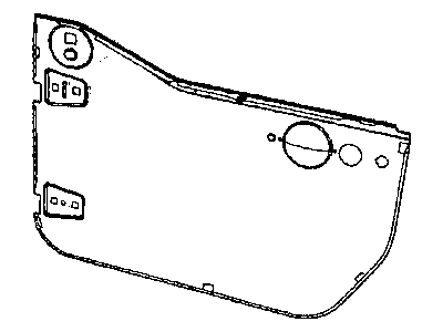 Jeep 55395432AB PANEL Front Half Door Outer