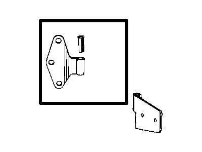 Jeep 55395386AF HINGE Body Half Upper