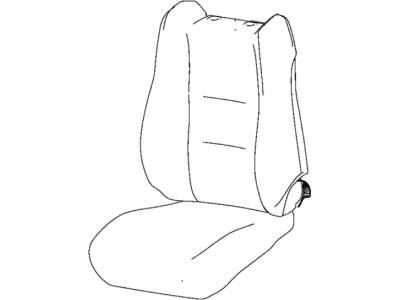 Jeep 5UQ96DX9AD COVER Front Seat Back