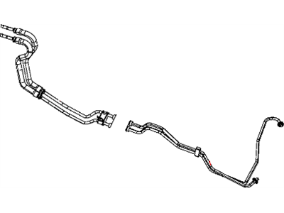 2011 Dodge Challenger Transmission Oil Cooler Hose - 4598101AC