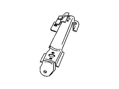 Chrysler 5135285AA BRACKET Seat [U] Bracket attach`s to the rear adjuster bar