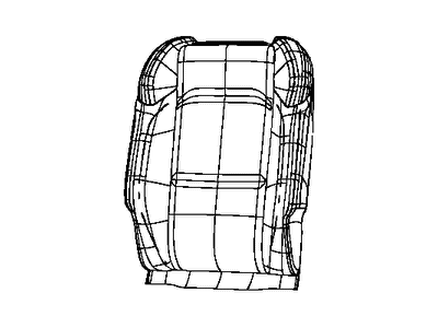 Jeep 6PU12LA3AF COVER Front Seat Back