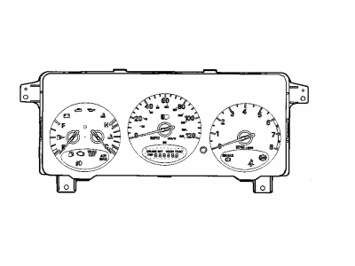 2004 Chrysler PT Cruiser Instrument Cluster - 4671803AJ