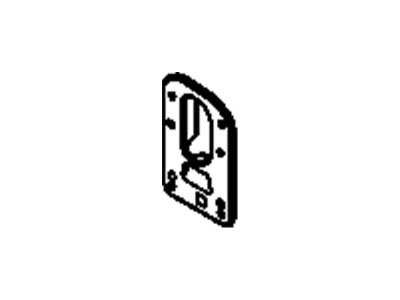 Chrysler 5155410AA REINFORCEMENT Front Bumper Side Rail