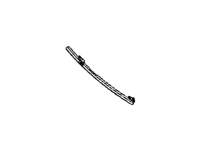 Chrysler 4814616AE CHANNEL Front Door Glass Rear