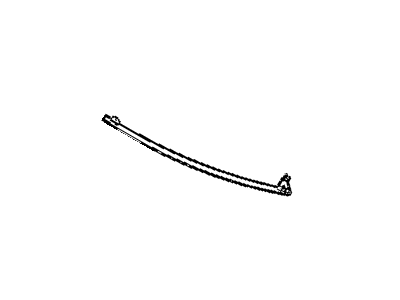 Chrysler 4878307AF CHANNEL Front Door Glass Front