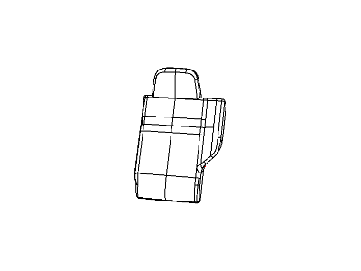 Dodge 1LZ341DOAA COVER Rear Seat Back 60% Side
