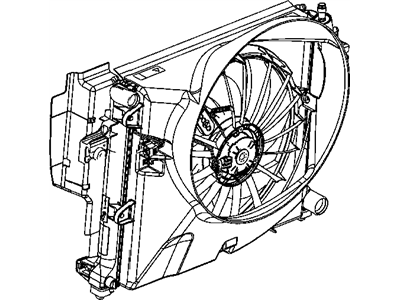 Jeep Fan Shroud - 5143209AB