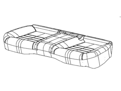 Mopar 6XK94DX9AA Cover Rear Seat Cushion