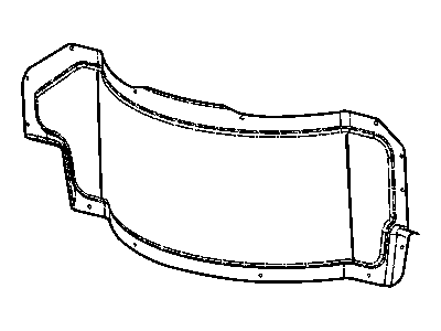 Dodge 5136832AA PANEL Fuel Tank Close Out Service Repair Panel