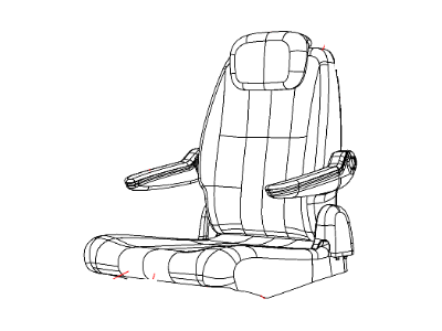 Ram C/V Seat Cover - 1UR82BD1AA