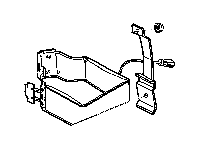 Chrysler 4696951 RETAINER Battery Hold Down