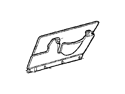Dodge 5291172 LINER Steering Column Cover