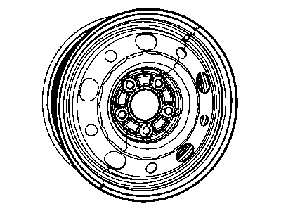 Dodge 5105620AB WHEEL Steel