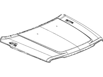Jeep 55396971AC HOOD