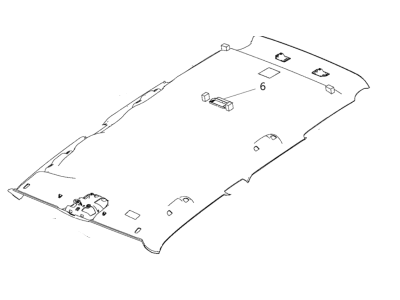 2018 Jeep Renegade Sun Visor - 6RY30MS7AA