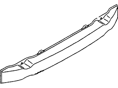 Chrysler MB887547 REINFORCEMENT Bumper