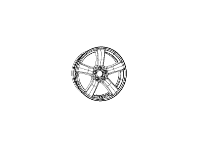 Mopar 5MT35DX8AA Wheel Aluminum