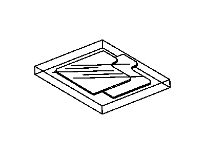 Dodge 5KK40XDHAA MAT KIT Floor - Front Front Carpeted Mat Model 63-64