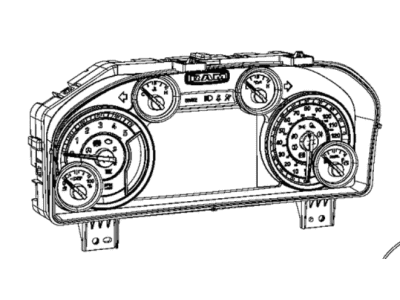 Ram 2500 Speedometer - 68302586AC