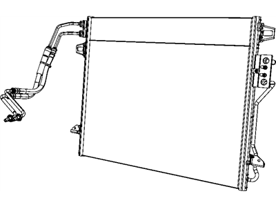 Ram 5005204AC HOSE AND TUBE Oil Cooler Pressure and Return