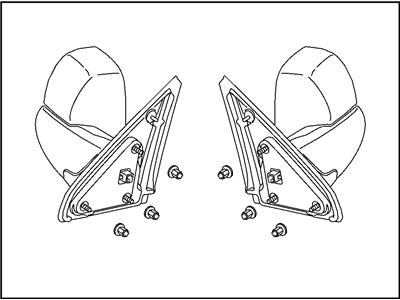 Mopar 82207297 Mirror Package Exterior