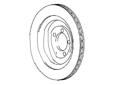 2014 Dodge Viper Brake Disc - 5181462AB