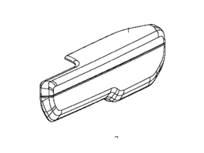 Jeep 6RL55NR3AB ARMREST Front Door Trim Not Certified For The Republic Of China