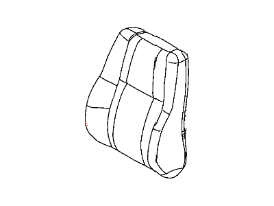 Jeep 1JE991D5AA COVER Front Seat Back
