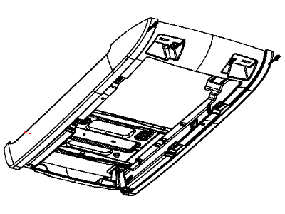 Ram 1KM36DX9AA CONSOLE Overhead
