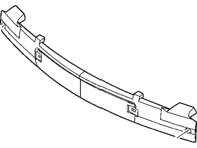 Dodge 5303596AC FOAM Front Bumper Fascia