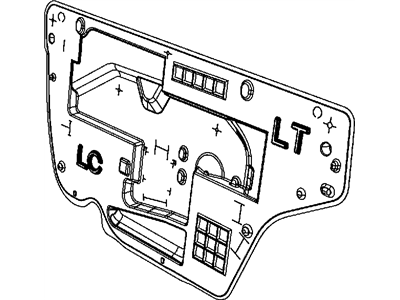 Mopar 68067622AC Water Shield Front Door