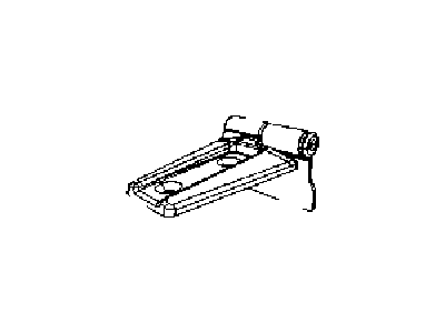 Jeep Wrangler Hood Hinge - 55395396AD