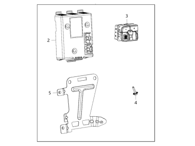 Ram 82214492AB WIRING KIT Trailer Tow