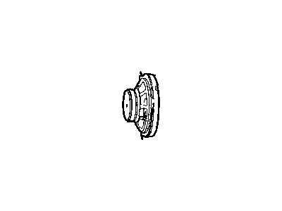 Dodge 5FV66RC3AB SPEAKER Front Tweeter `A` Pillar