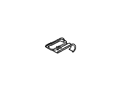 Dodge 5134099AA ESCUTCHEON Seat Anchor