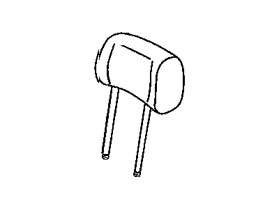 Dodge 5125377AA HEADREST