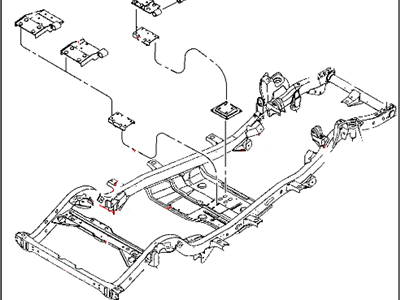 Jeep 52058811AE FRAME Chassis