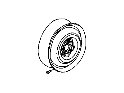 Chrysler 4879240AA WHEEL Spare