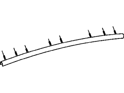 Jeep 55360714AB SEAL Hood To Radiator