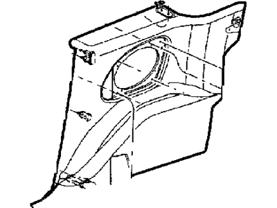 Chrysler YQ90TL2AD PANEL Quarter Trim
