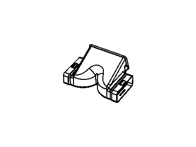 Mopar 55116814AA Floor Duct, Center