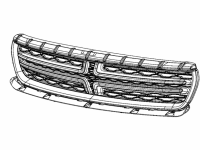 2017 Dodge Charger Grille - 5RL71RXFAB