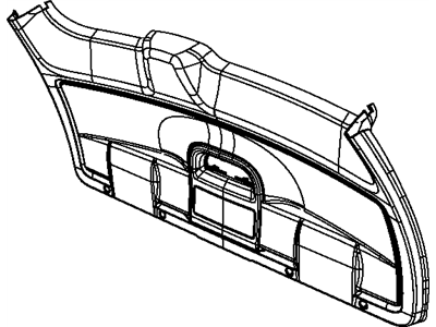 Ram ZR39BD1AJ PANEL Liftgate Lower