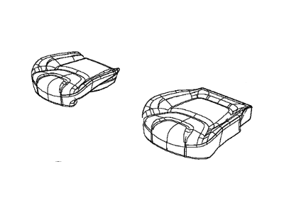Jeep 6CC02DW1AB COVER Front Seat Cushion