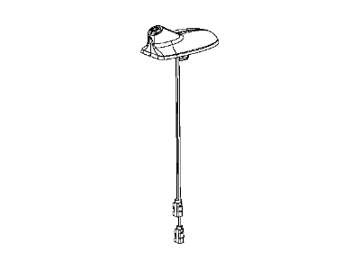 Dodge 5091031AB ANTENNA Base Cable And Bracket