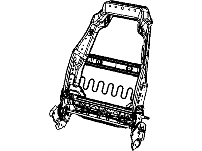 Jeep 68003050AB FRAME Front Seat Back