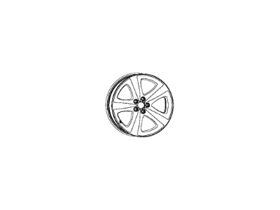 Dodge 5MT35DX8AA WHEEL Aluminum