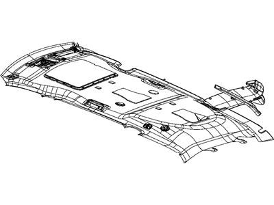 Mopar 1JK491W1AA Headliner