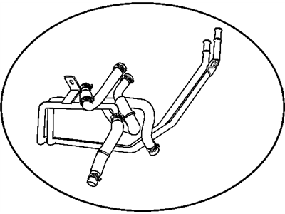 Dodge 4677484AB TUBE & HOSE Supply & Return w/Aux. Heater